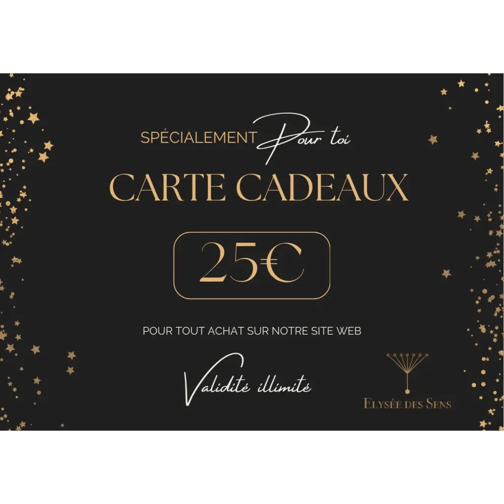 carte cadeaux 25 euros