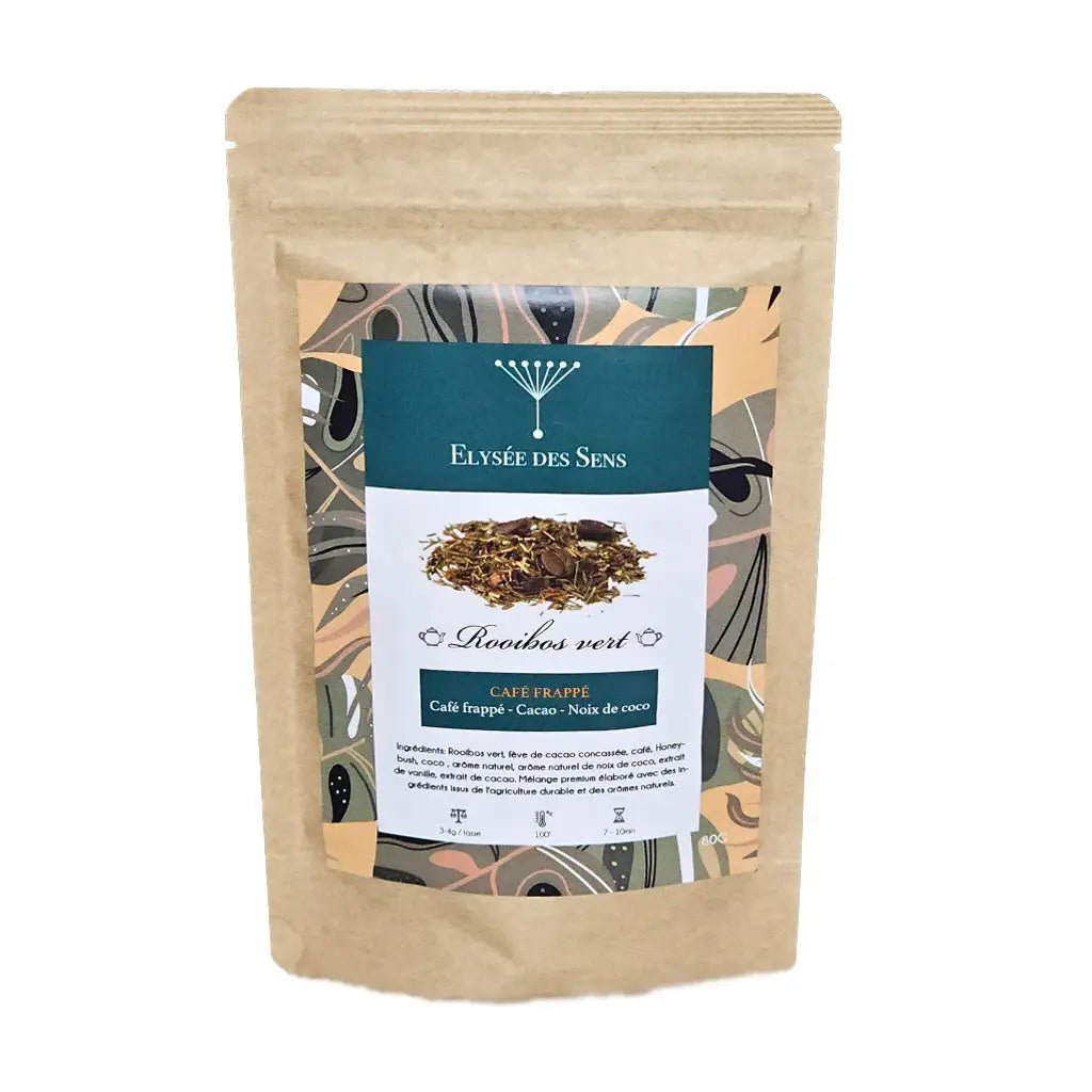 Doypack de rooibos vert café frappé